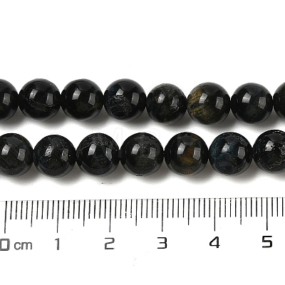 Grade AB Natural Tiger Eye Beads Strands G-B133-A02-8MM-03-1