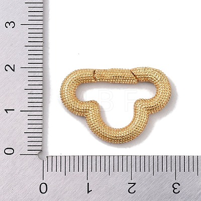 Rack Plating Brass Micro Pave Cubic Zirconia Spring Gate Rings Clasps KK-NH0002-05G-02-1