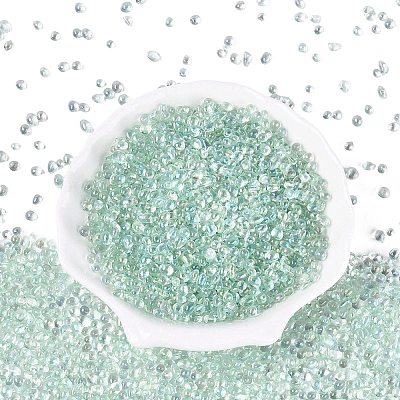 Transparent Electroplate Glass Beads EGLA-Q138-01D-1