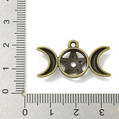 Tibetan Style Alloy Pendants TIBE-I026-5978AB-1