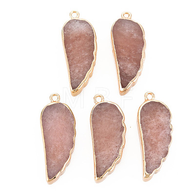 Natural Agate Pendants G-N326-127-B03-1