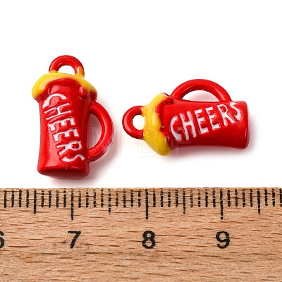 Baking Paint Alloy Pendants FIND-G097-05C-1
