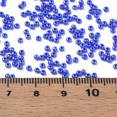 11/0 Czech Opaque Glass Seed Beads SEED-N004-003B-25-1