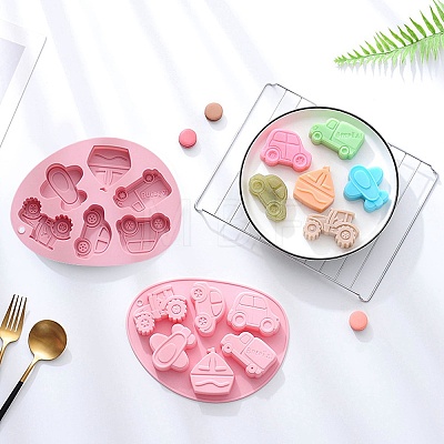 DIY Vehicles Food Grade Silicone Molds DIY-CJC0009-07-1