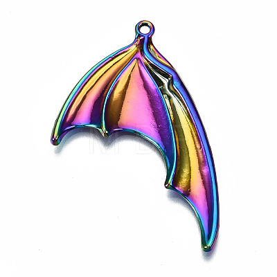 Plated Rainbow Color Alloy Big Pendants PALLOY-S180-016-RS-1