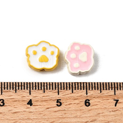 Baking Paint Alloy Enamel Beads FIND-G092-01B-1