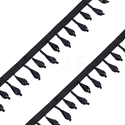 Polyester Bead Tassel Trimming DIY-OC0015-87-1