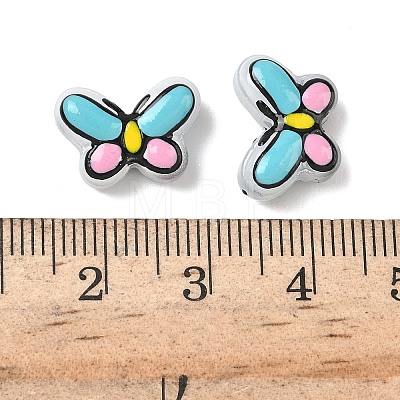 Transparent Glass Enamel Beads LAMP-C023-02A-1