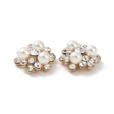 ABS Imitation Pearl Cabochons PALLOY-E026-04G-1