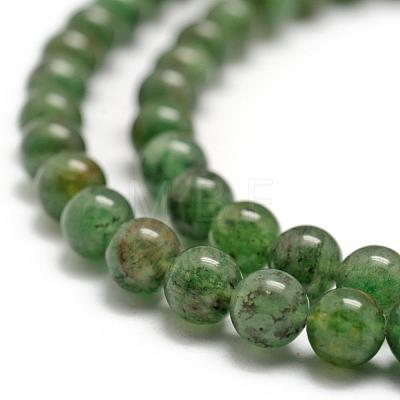 Natural Green Aventurine Beads Strands G-E380-02-4mm-1