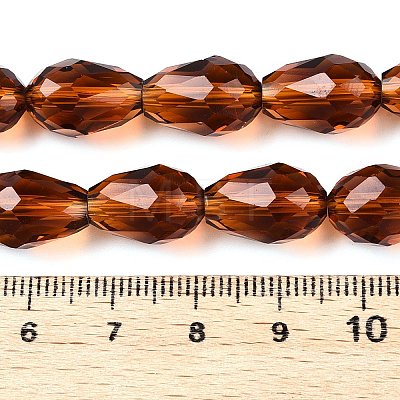 Transparent Glass Beads Strands EGLA-N013-T10mm-D20-1