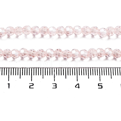 Electroplate Transparent Glass Beads Strands EGLA-A035-T4mm-A20-1