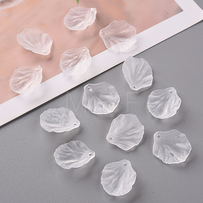 Transparent Frosted Acrylic Pendants MACR-S371-01A-701-1