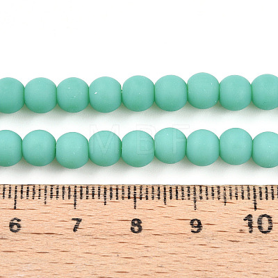 Opaque Glass Beads Strands GLAA-T032-P6mm-MD12-1