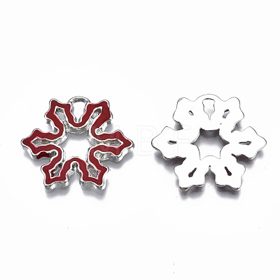 Alloy Enamel Pendants ENAM-Q443-015-RS-1