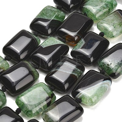 Natural Agate Beads Strands GG-L001-M01-01F-1