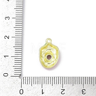 Alloy Enamel Pendants PALLOY-R151-43G-01-1