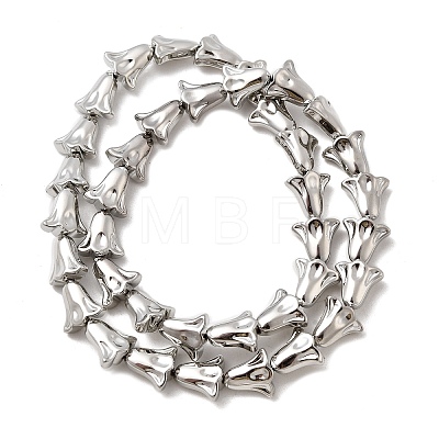 Electroplate Glass Beads Strands X-EGLA-F166-14P-1