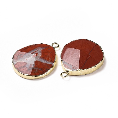 Natural Red Jasper Pendants G-I207-14P-G-1