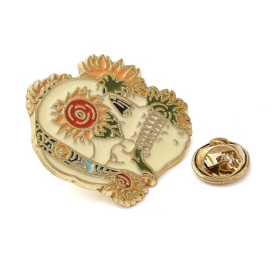 Alloy Enamel Pin Brooch JEWB-B021-02G-02-1