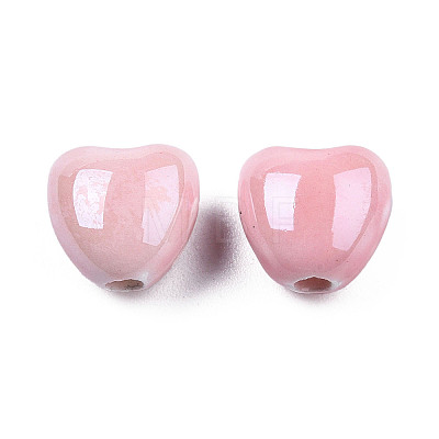Pearlized Handmade Porcelain Beads X1-PORC-T007-21-12-1