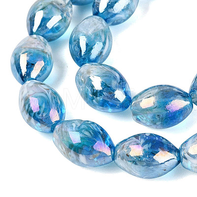 Handmade Lampwork Beads Strands LAMP-N037-04B-1