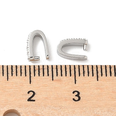 304 Stainless Steel Ice Pick Pinch Bails STAS-L022-496P-05-1