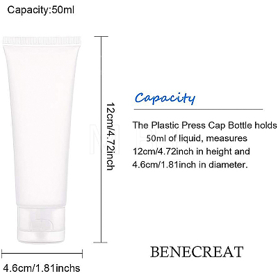Matte Plastic Refillable Cosmetic Bottles LS-MRMJ-WH0024-01C-1