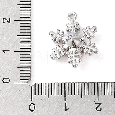 Alloy with Rhinestone Pendants ALRI-U001-02D-02-1