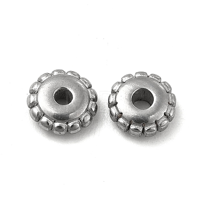 Non-Tarnish 304 Stainless Steel Disc Beads STAS-P319-14A-P-1