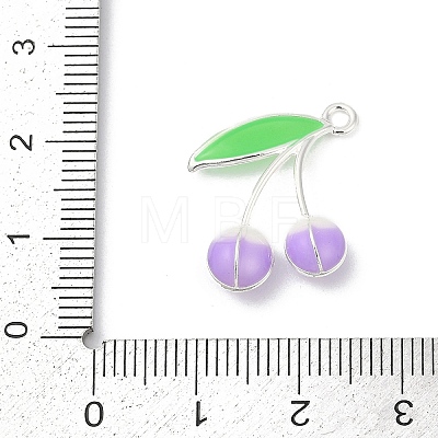 Alloy Enamel Pendants PALLOY-R151-43P-05-1