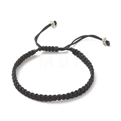 6mm Nylon Cord Braided Bead Bracelets Set BJEW-JB07193-1