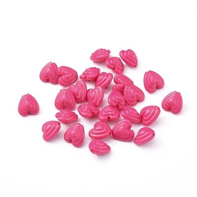 Opaque Acrylic Beads X-SACR-R827-04-1