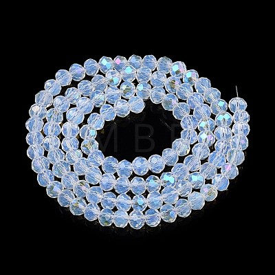 Electroplate Glass Beads Strands EGLA-A044-J4mm-L06-1