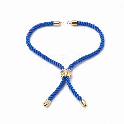 Nylon Twisted Cord Bracelet Making MAK-T003-03G-1