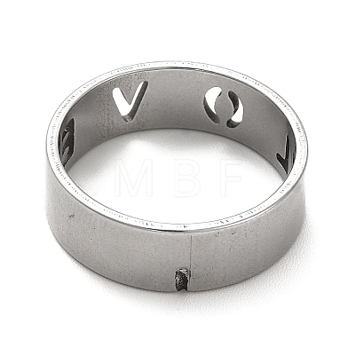 201 Stainless Steel Finger Rings RJEW-G278-23P-1