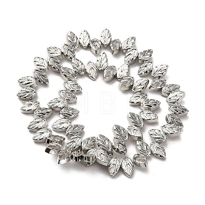 Electroplate Glass Beads Strands EGLA-H109-10E-1