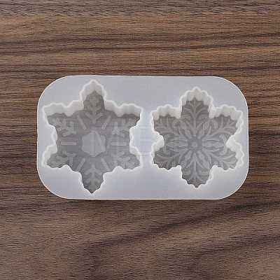 Christmas Theme DIY Snowflake Shape Silicone Candle Molds SIMO-P010-B01-1