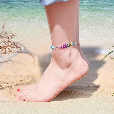 DIY Summer Beach Anklet Making DIY-SC0002-66-1