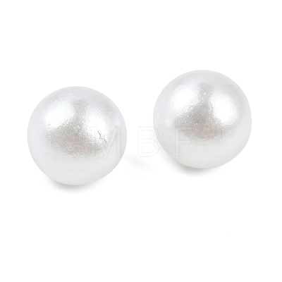 ABS Plastic Imitation Pearl Round Beads MACR-F033-8mm-24-1