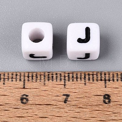 Opaque Acrylic Beads SACR-N020-04A-J-1