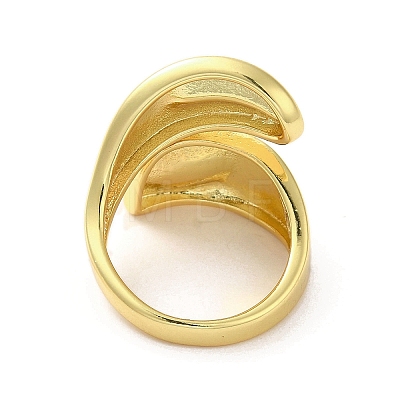 Rack Plating Brass Finger Ring RJEW-C072-14G-1