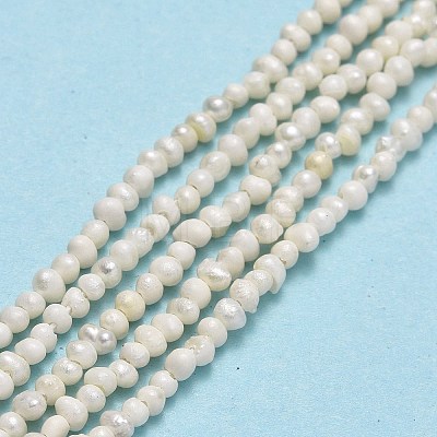 Natural Cultured Freshwater Pearl Beads Strands PEAR-F018-10-1