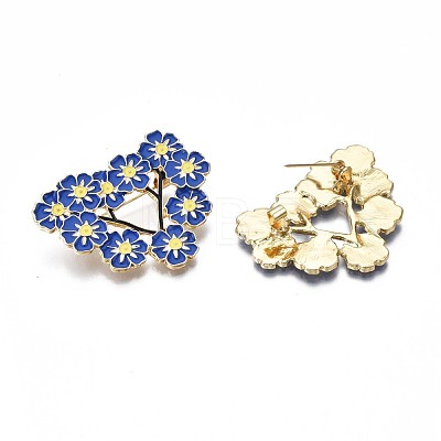 Flower Enamel Pin JEWB-N007-087-1