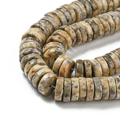 Natural Pyrite Beads Stands G-B051-C03-02-1