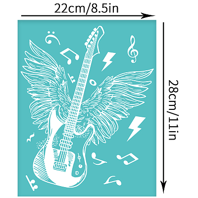 Self-Adhesive Silk Screen Printing Stencil DIY-WH0338-169-1