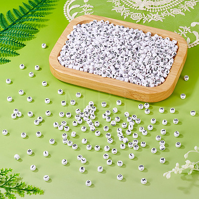 150G 1140Pcs Opaque Acrylic Beads OACR-TA0004-47A-1