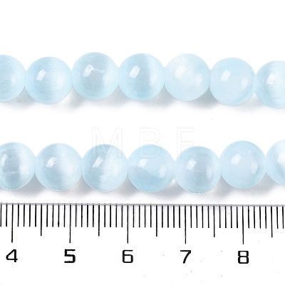 Natural Selenite Beads Strands G-C142-01A-04-1