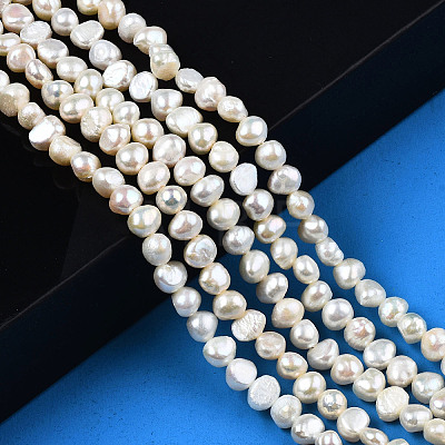 Natural Cultured Freshwater Pearl Beads Strands X-PEAR-N014-05B-1