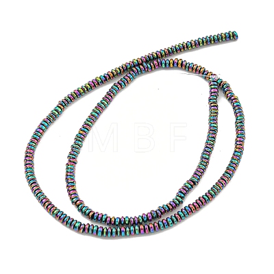 Electroplated Synthetic Non-Magnetic Hematite Beads Strands G-I360-C03-07-1